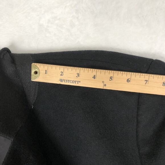 VTG LANDS' END Camel Hair Blazer Men's‎ Sz 48R Black Sport Coat Classic USA Made - Picture 12 of 16